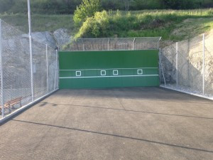 Un mur d'entraînement est ouvert à tous les abonnés Tennis Pass.